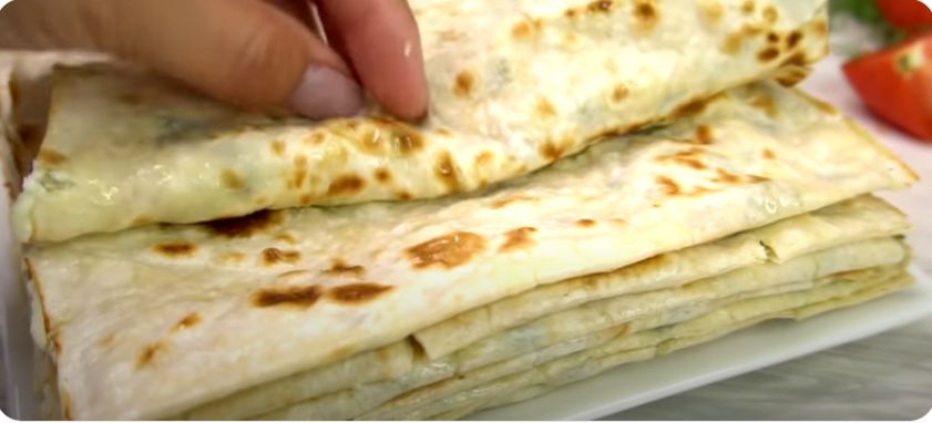 Лепешки "Чуду" с начинкой: быстро и вкусно