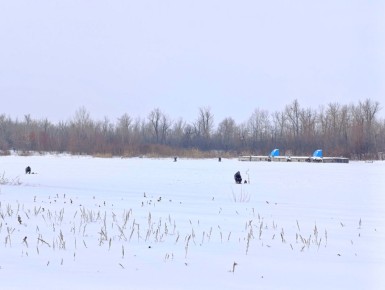 Солнечные зимние рыбалки на Волге: когда окуни становятся лучшим угощением