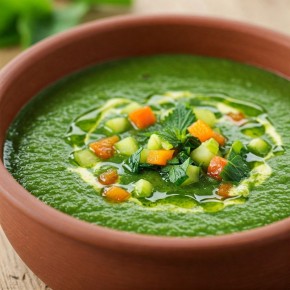 Весенние блюда: свежий и полезный суп из крапивы