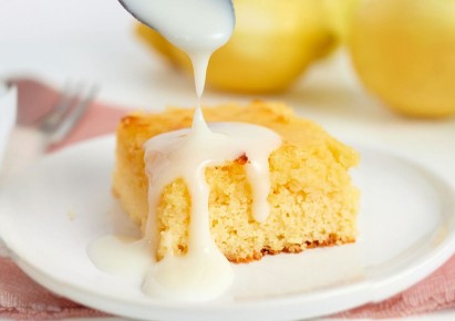 Удивительный протеиновый лимонный кекс без сахара на кокосовой муке