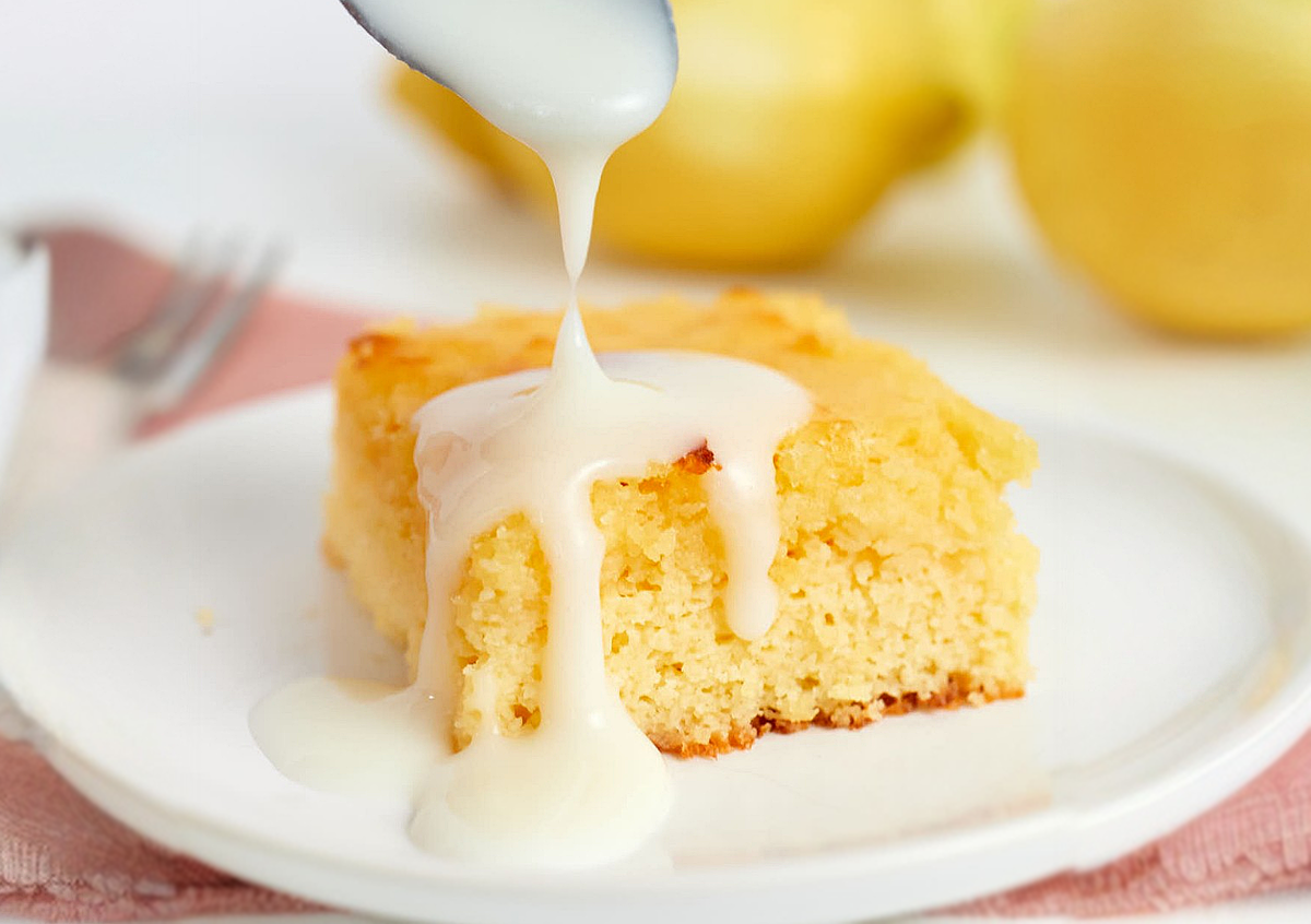 Удивительный протеиновый лимонный кекс без сахара на кокосовой муке