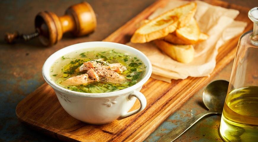 Погружение в мир вкуса: уха из головы лосося