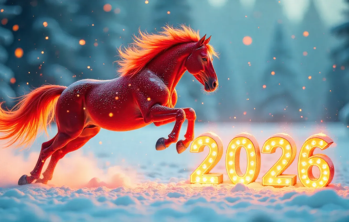 Красивая и бюджетная новогодняя ночь в 2026 году: Что подать в год Огненной Лошади