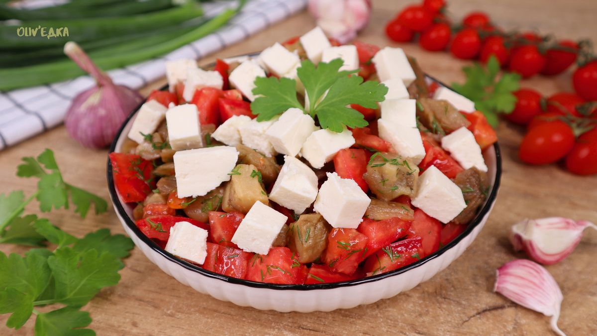 Легкий салат из баклажанов: идеальный летний рецепт