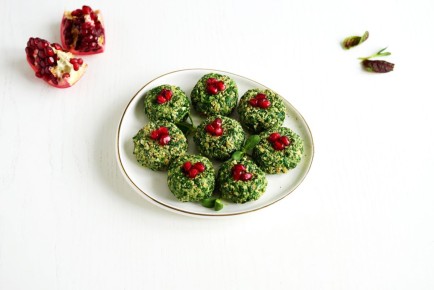 Вдохновение грузинской кухни: шпинат с орехами