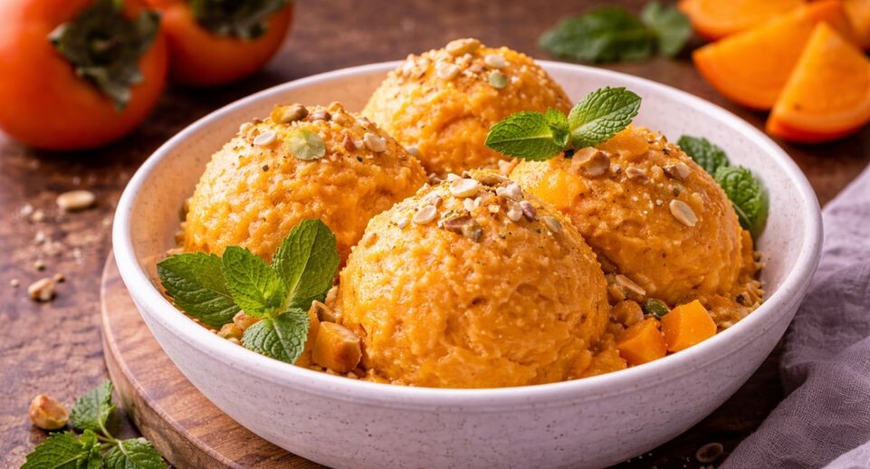 Как приготовить диетическое мороженое из хурмы: сладкое без компромиссов