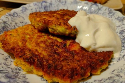 Вкусные овощные оладьи для всей семьи