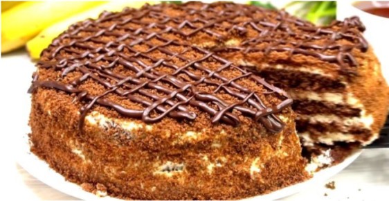 Шоколадный торт без духовки: радость за 5 минут