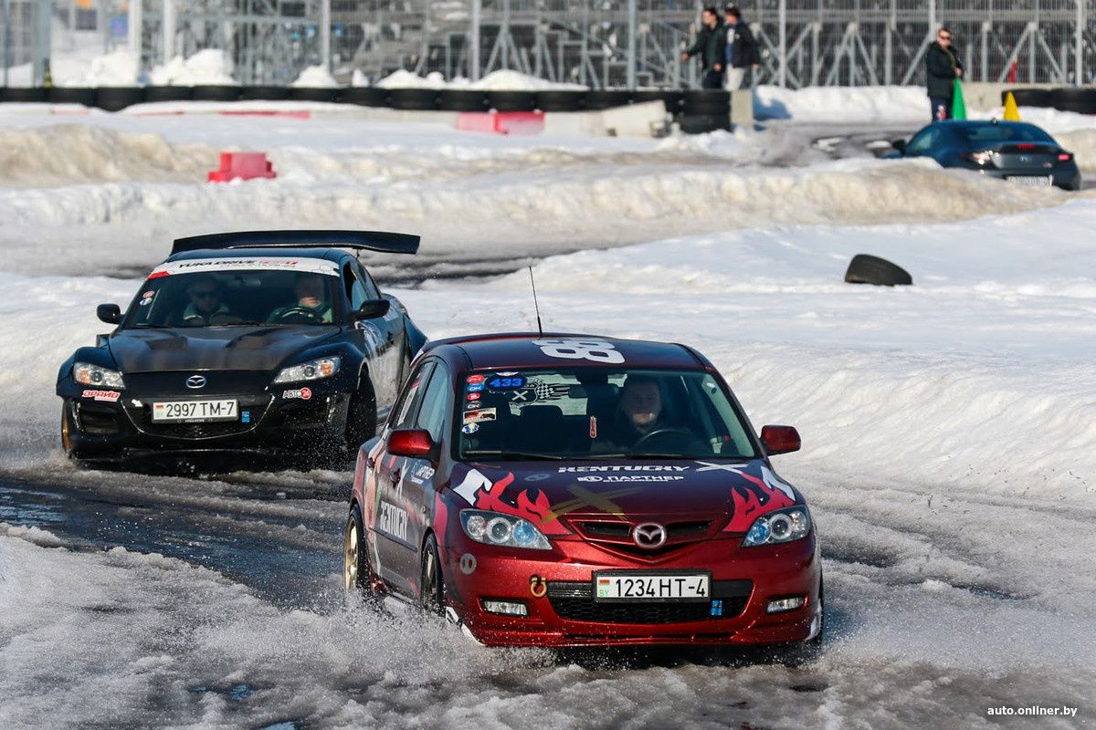 Зимние гонки: первый трек-день Uracing под Минском