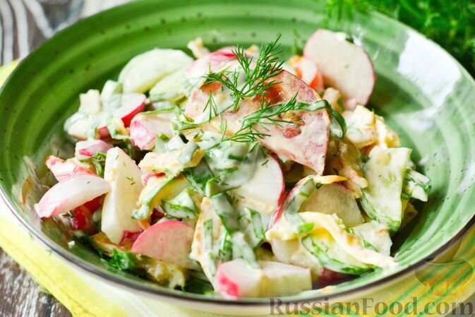 Весна в тарелке: Готовим овощные салаты