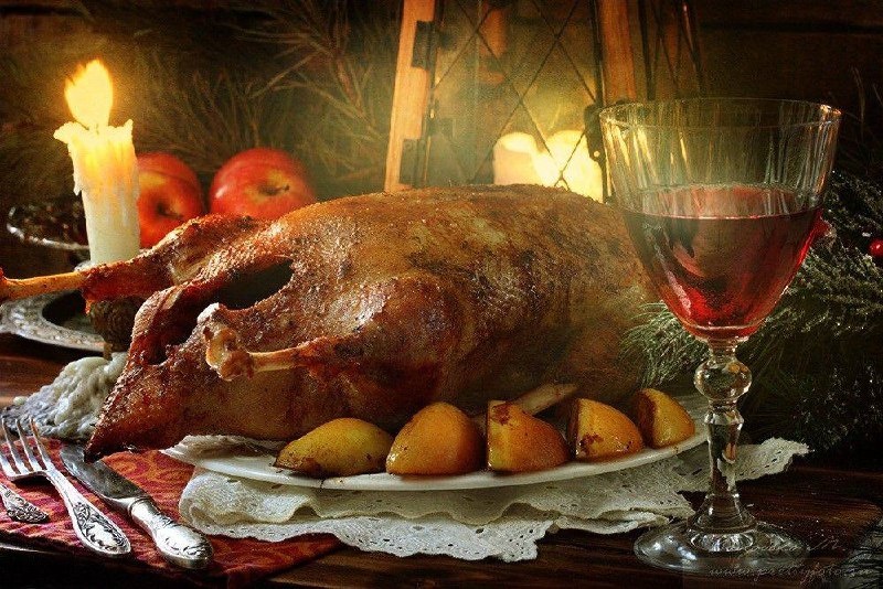 Гусь из русской печи: волшебство новогоднего стола