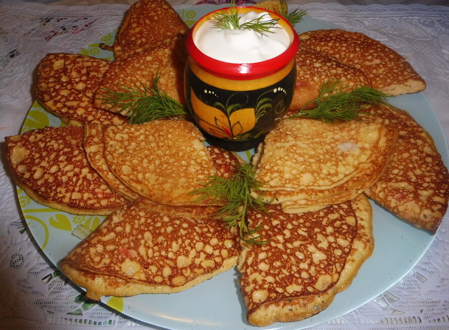 Овощные блины на Масленицу: простой и вкусный рецепт