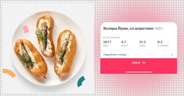Эклеры со шпротами в Самокате: спокойное наблюдение над кулинарной идеей