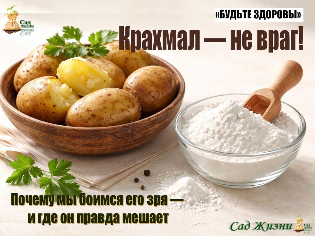 Крахмал в нашем рационе: враг или друг для здоровья?